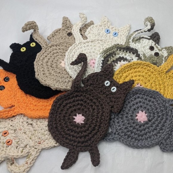 Hand Crafted Gift Ideas Whimsical Cache Jewelry Crochet Handmade Upcycle Lace - Picture 7 of 15